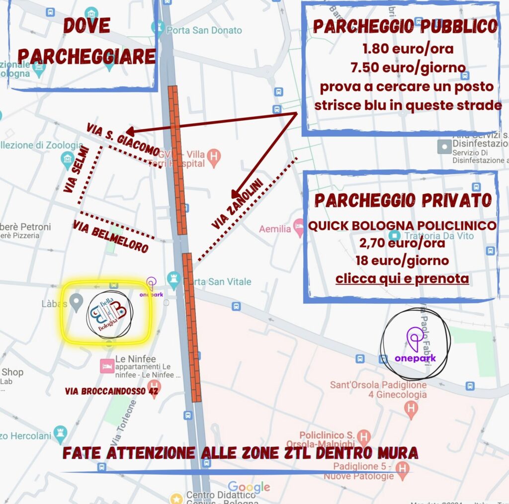 mappa parcheggio